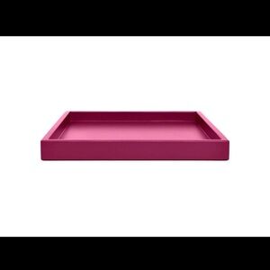 Orchid Pink Purple Shallow Tray for the Coffee Table and Ottoman